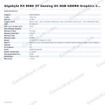 Gigabyte RX 9060 XT Gaming OC 8GB GDDR6 Graphics Card