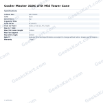 Cooler Master 310C ATX Mid Tower Case