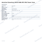 AeroCool Quantum Mesh RGB ATX Mid Tower Case