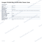 Cougar FV150 Mini M-ATX Mini Tower Case