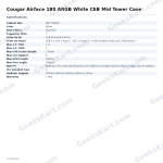 Cougar Airface 180 ARGB White CEB Mid Tower Case