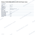Dawg X 540 ARGB White E-ATX Full Tower Case
