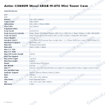 Antec CX600M Wood ARGB M-ATX Mini Tower Case