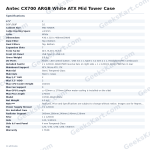 Antec CX700 ARGB White ATX Mid Tower Case