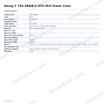 Dawg Y 745 ARGB E-ATX Mid Tower Case