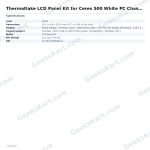 Thermaltake LCD Panel Kit for Ceres 500 White PC Chassis