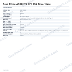 Asus Prime AP303 TG ATX Mid Tower Case