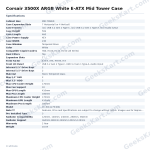 Corsair 3500X ARGB White E-ATX Mid Tower Case