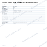 Corsair 3500X RS-R ARGB E-ATX Mid Tower Case