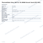 Thermaltake View 380 XL TG ARGB Gravel Sand ATX Mid Tower Case