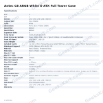 Antec C8 ARGB White E-ATX Full Tower Case