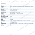 Thermaltake View 300 MX ARGB E-ATX Mid Tower Case