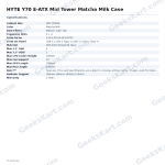 HYTE Y70 E-ATX Mid Tower Matcha Milk Case