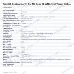 Fractal Design North XL TG Clear (E-ATX) Mid Tower Cabinet (White)