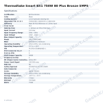 Thermaltake Smart BX1 750W 80 Plus Bronze SMPS