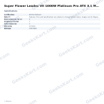 Super Flower Leadex VII 1000W Platinum Pro ATX 3.1 Modular SMPS