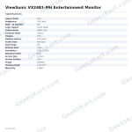 ViewSonic VX2481-MH Entertainment Monitor