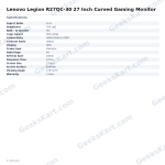 Lenovo Legion R27QC-30 27 Inch Curved Gaming Monitor
