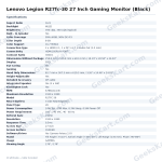 Lenovo Legion R27fc-30 27 Inch Gaming Monitor (Black)