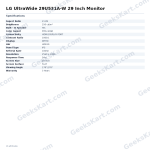 LG UltraWide 29U531A-W 29 Inch Monitor