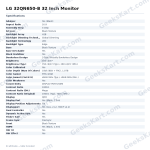 LG 32QN650-B 32 Inch Monitor