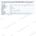 Ant Esports ICE Chroma 360 ARGB 360mm CPU Liquid Cooler