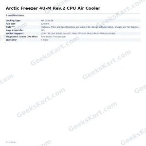 Arctic Freezer 4U-M Rev.2 CPU Air Cooler