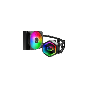 COOLER MASTER MasterLiquid Core ll Series 120 ARGB 120mm CPU Liquid Cooler( Black )