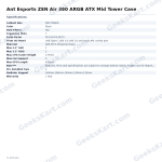 Ant Esports ZEN Air 360 ARGB ATX Mid Tower Case