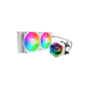 COOLER MASTER MasterLiquid Core ll 240 ARGB 240mm CPU Liquid Cooler ( White ) ( Core 2 )