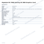 GIGABYTE Radeon RX 7600 Gaming OC 8GB Graphics Card (GV-R76GAMING-OC-8GD)