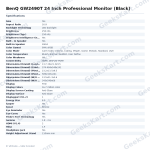 BenQ GW2490T 23.8-Inch Eye-Care IPS Professional Monitor