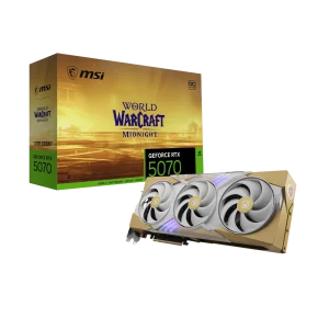MSI GeForce RTX 5070 World of Warcraft Midnight Light OC Edition 12GB Nvidia Graphic Card