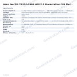Asus Pro WS TRX50-SAGE WiFi7 A Workstation CEB Motherboard
