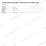 SanDisk E61 Royal Blue 1TB Extreme Portable SSD