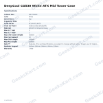 DeepCool CG530 White ATX Mid Tower Case