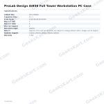 ProLab Design AI858 Full Tower Workstation PC Case