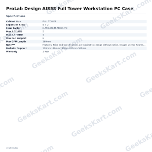 ProLab Design AI858 Full Tower Workstation PC Case