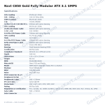 Nzxt C850 Gold Fully Modular ATX 3.1 SMPS