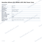 Gamdias Athena M3 ARGB E-ATX Mid Tower Case