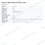 Dawg Y 909 E-ATX Full Tower Case