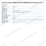 Corsair Frame 4000D LCD RS ARGB White Premium E-ATX Mid Tower Case