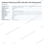 Gigabyte X870E Aorus Elite X3D WIFI7 ATX Motherboard