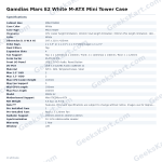 Gamdias Mars E2 White M-ATX Mini Tower Case