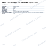 Adata XPG Levante II 360 ARGB CPU Liquid Cooler