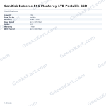 SanDisk Extreme E61 Monterey 1TB Portable SSD
