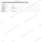 SanDisk Extreme E61 4TB Portable SSD