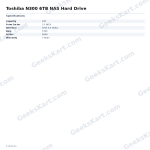 Toshiba N300 6TB NAS Hard Drive