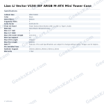 Lian Li Vector V150 INF ARGB M-ATX Mini Tower Case