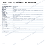 Lian Li Lancool 216 ARGB E-ATX Mid Tower Case
